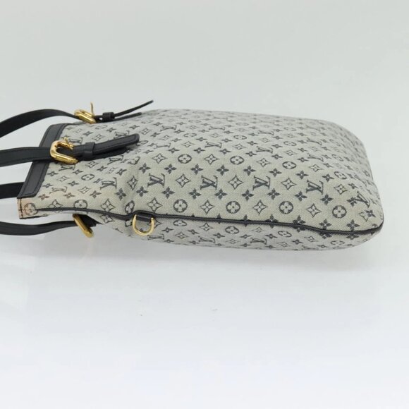 LOUIS VUITTON Monogram Mini Françoise Tote Bag 2way Blue M92208 LV Auth - Picture 10 of 15